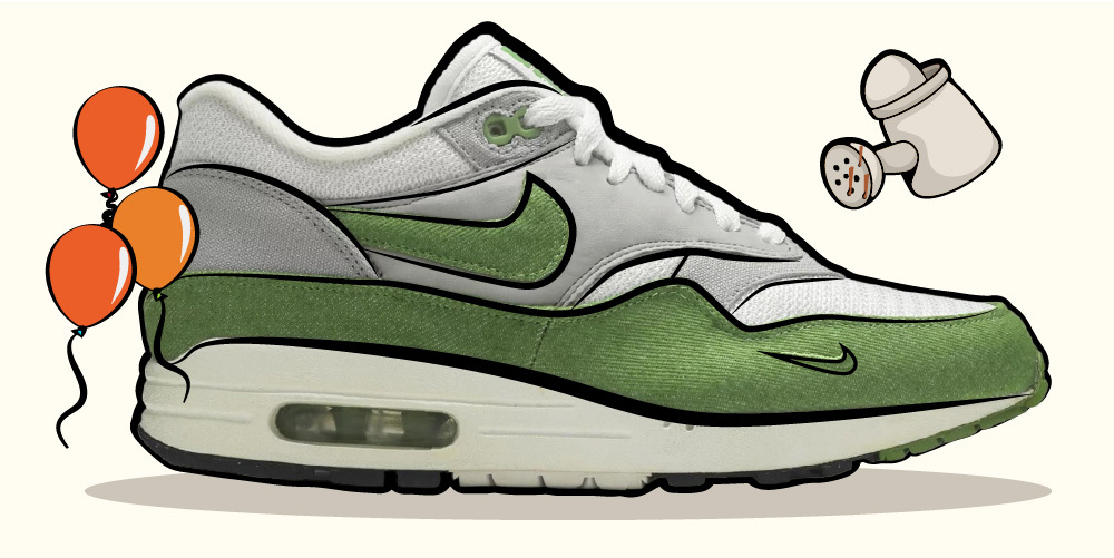 Patta Air Max 1 Chlorophyl