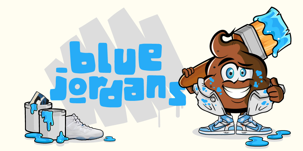 blue-jordans